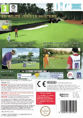 Tiger Woods PGA Tour 12 - The Masters box cover back